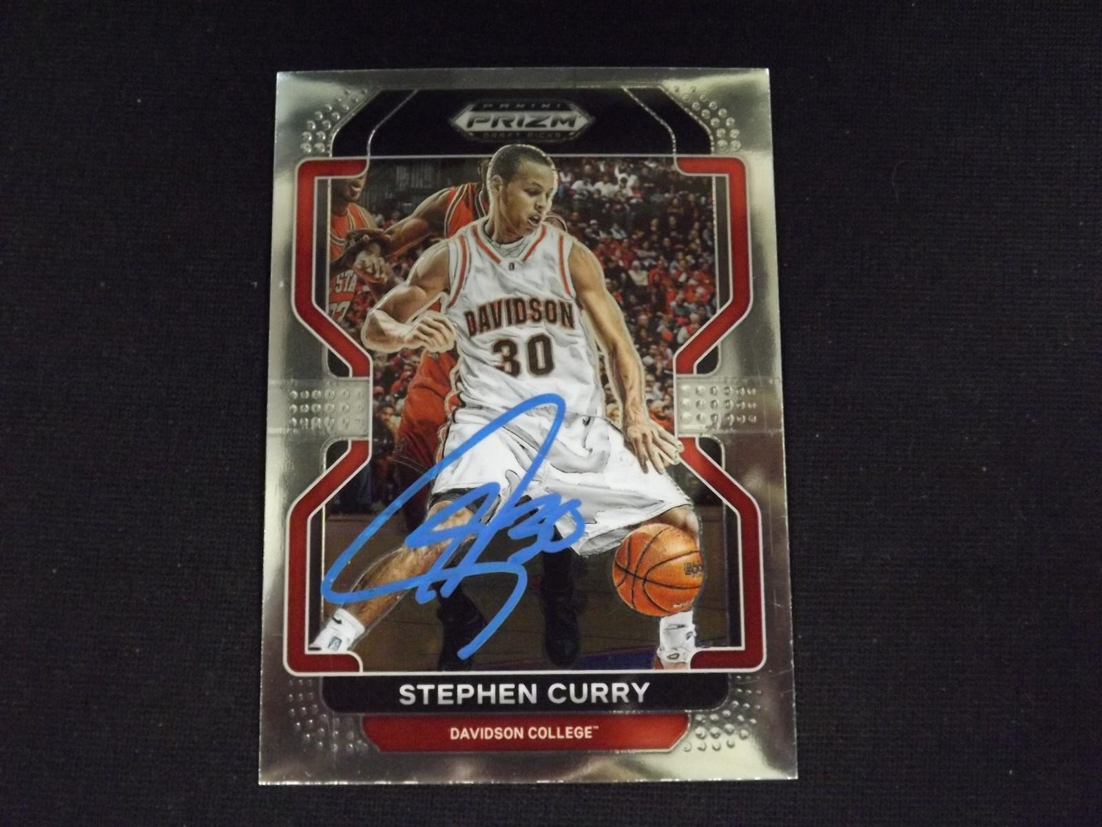 2022 PANINI PRIZM STEPHEN CURRY AUTOGRAPH COA