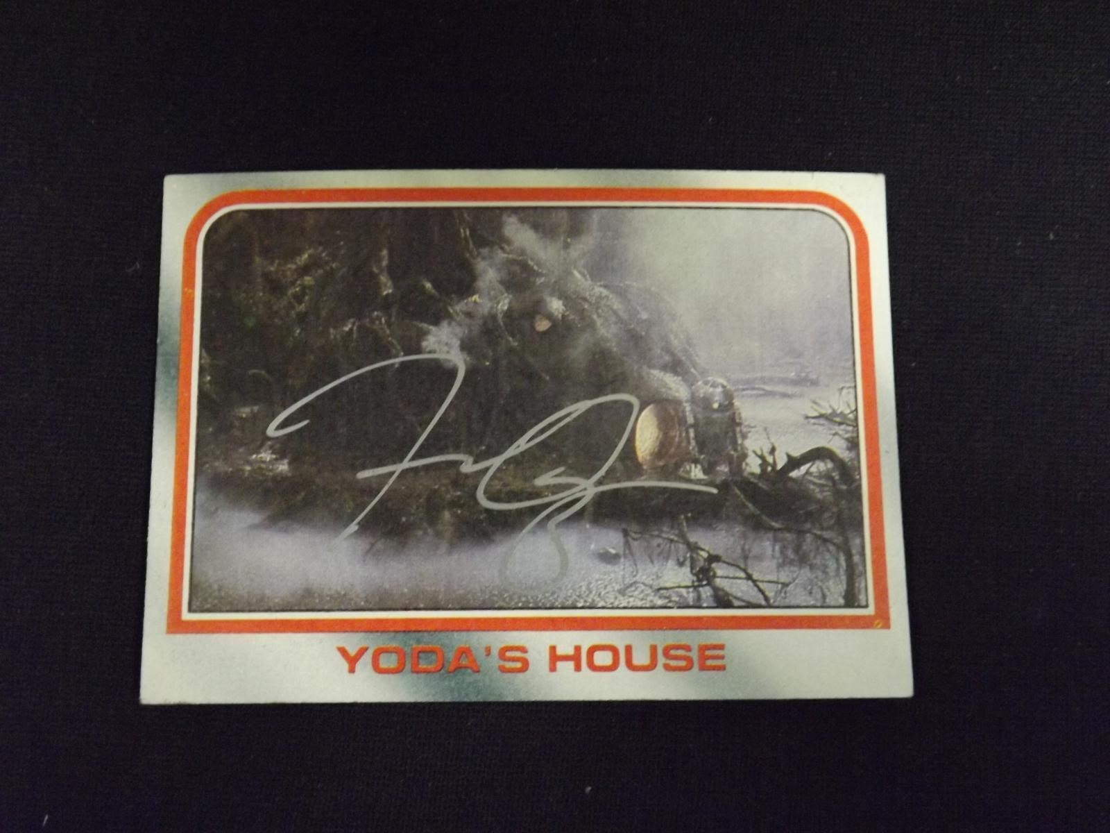 1980 STAR WARS FRANK OZ AUTOGRAPH CARD COA