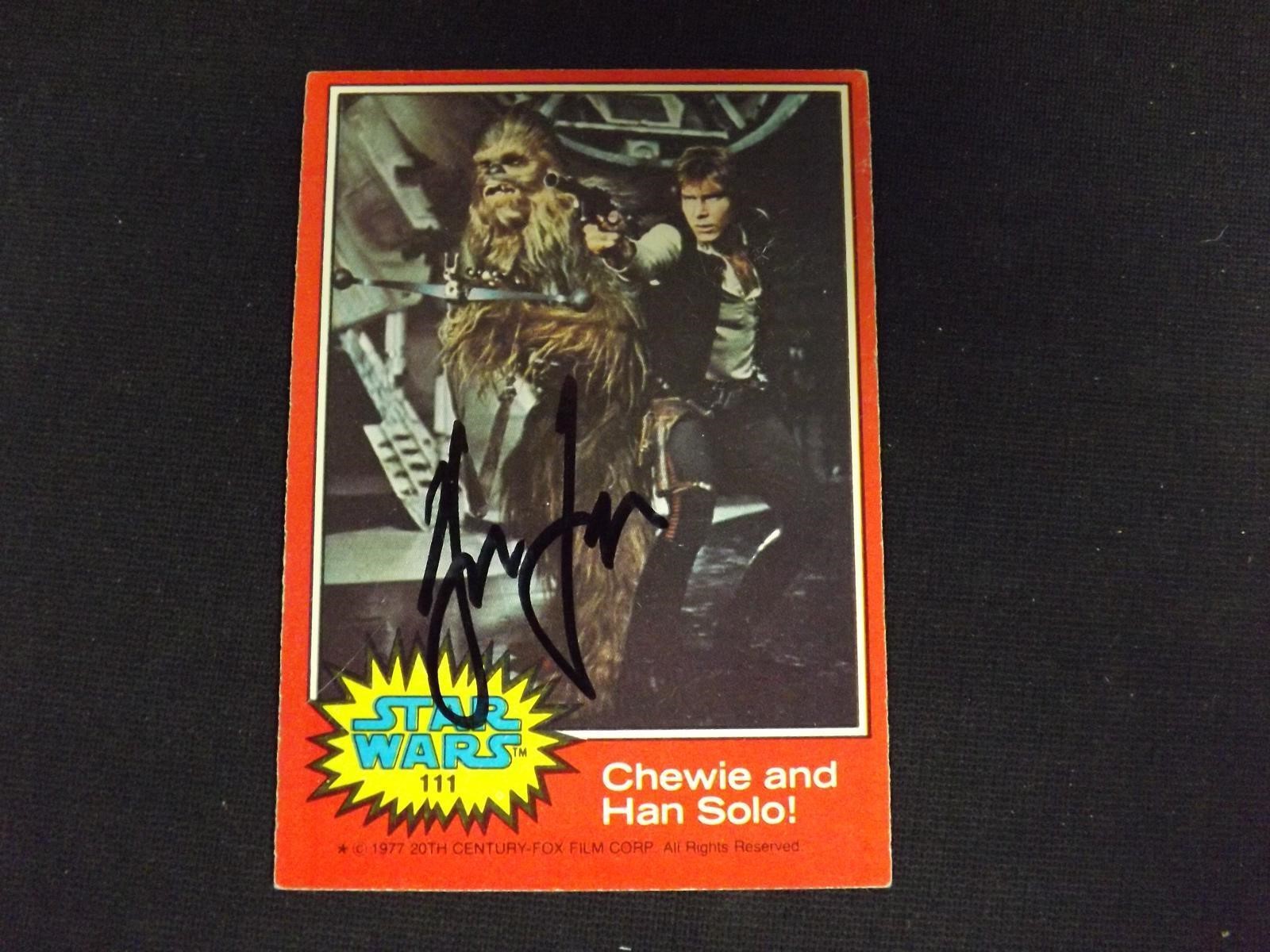 1977 STAR WARS HARRISON FORD AUTOGRAPH COA