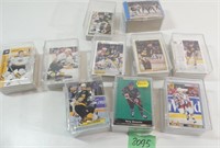 Qty of 10 small box Hockey Cards, Various