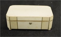 Georgian ivory trinket box