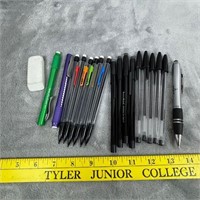 Assortment of Ink Pens & Pencils