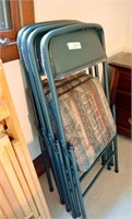 4 MATCHING FOLDING CHAIRS