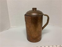 hammered copper pitcher