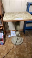 Table Formica Top Wood Base