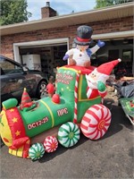 Large Inflatable Christmas Train