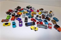 50 miniature toy vehicles