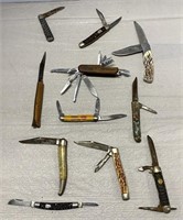 Eleven Pocket Knives