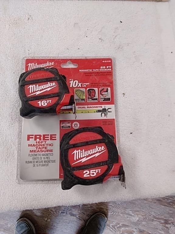 New Milwaukee tape measures