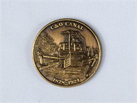 Chesapeake & Ohio Canal Bronze Commemorative Medal