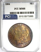 1884 Morgan MS66 LISTS $775