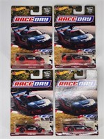 4) HOT WHEELS RACE DAY ACURA NSX NIP