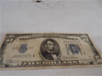 1934A $5 bill