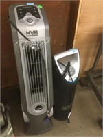 Pair Floor Fans - Lasko and Thera Pure