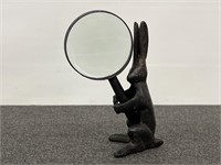 Handsome Hare With Magnifying Glass