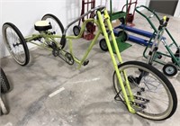 Custom three wheeled bicyle