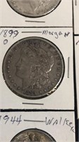 1899 Morgan silver dollar