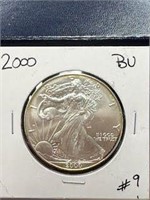 2000-BU American Silver Eagle