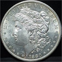 1880-S Morgan Silver Dollar Gem BU
