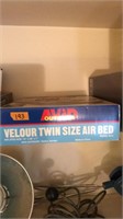 VELOUR TWIN SIZE AIR BED