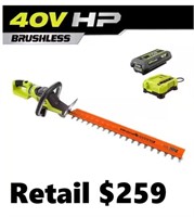 RYOBI 40V Battery Hedge Trimmer