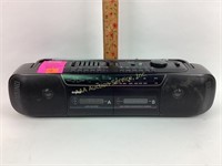 Sanyo ME738 Cassette Boombox - Cassette A works,