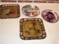Plate Lot of 4