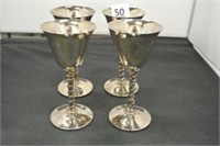 Silverplate Liquor Glasses from Spain
