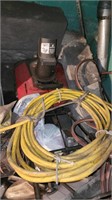 Electric snowblower and hose