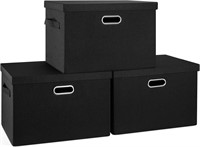 17" 36 Quart Collapsible Stackable Storage Bins