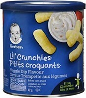 GERBER LIL’ CRUNCHIES Veggie Dip Flavour, Toddler