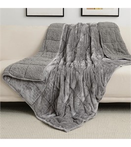 ($105) Wemore Sherpa Fleece Weighted Blanket