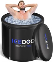 119 Gal Portable Inflatable Ice Bath Tub  Black01