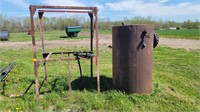 Fuel barrel w/stand