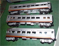 Three section Lionel Passenger train. Measures