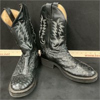 Justin Men’s Ostrich Exotic Boots