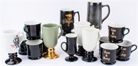 Large Lot of Hall Mugs Cups