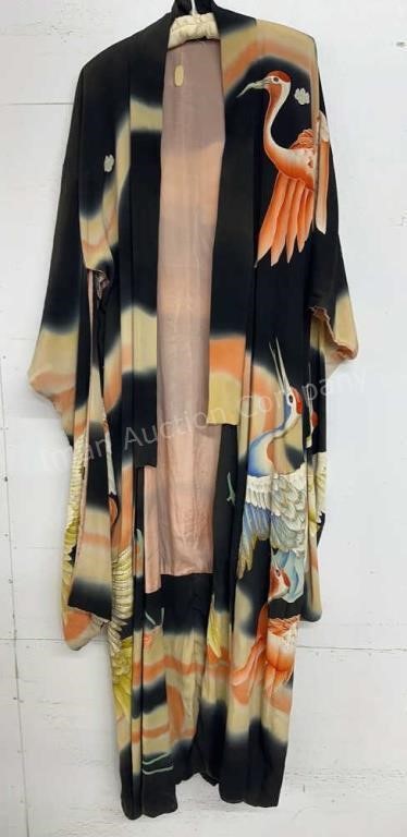 Long silk Kimono Garment