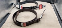 2 New Wrangler Men's Belts Sz 32  1 Brown 1 Black