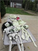 Lot of 4 Lg Skeletons-Halloween Décor