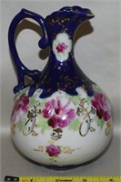 Antique Nippon Style Porcelain Gilt Small Pitcher