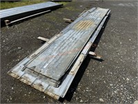 Misc Used Galvanized Roofing