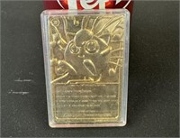 Gold Plated Pokemon Card