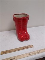 Ceramic boot planter