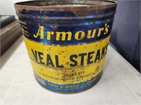 Armours 10 Pound Veal Steaks Tin