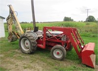 Ford 4000 HD industrial gas tractor with Ford 723