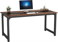 Tribesigns Desk  70.8 x 31.5 inch  Rustic/Black