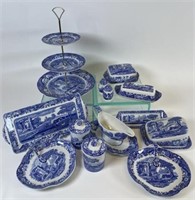 SPODE ITALIAN TABLE SERVING ITEMS