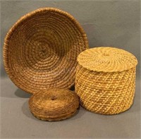 Native American Pine Needle Baskets