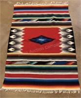 Vtg Southwestern Blanket 5x7ft